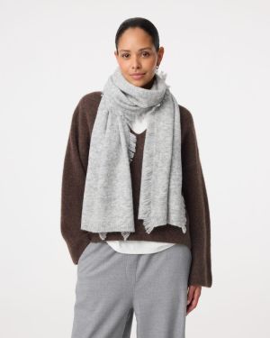 FRINGE SCARF SAND